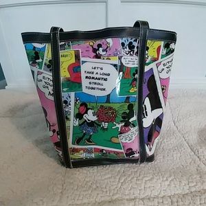 Disney comic strip purse / bag Mickey Minnie